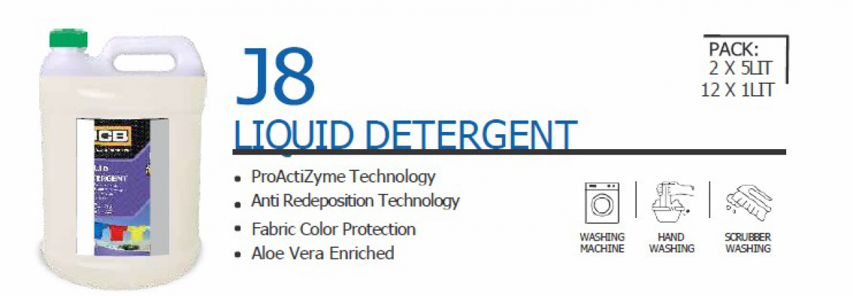 J8 Liquid Detergent