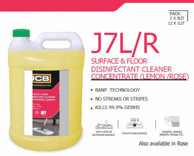 J7L Surface And Floor Disinfectant Cleaner Concentrate ( ROSE )	